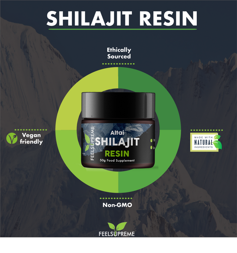 Altai Shilajit Resin | 50g | 80+ trace minerals