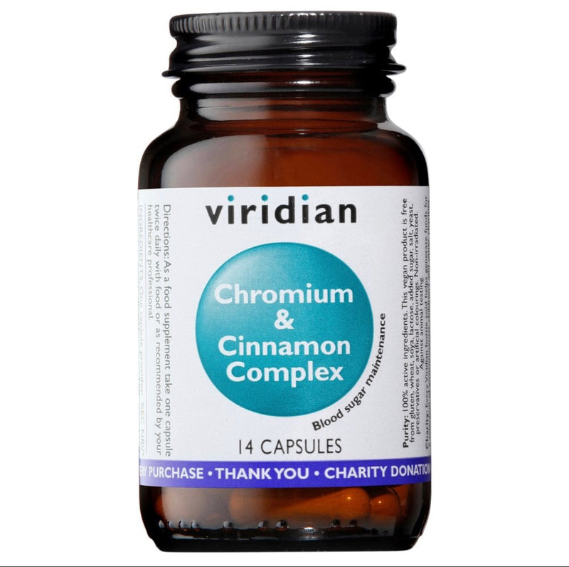 7 Day Sugar Detox Plan (Chromium & Cinnamon Complex) - 14 Capsules