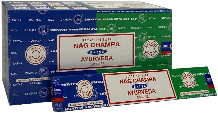 01305 Nag Champa & Ayurveda Combo Set of Incense Sticks