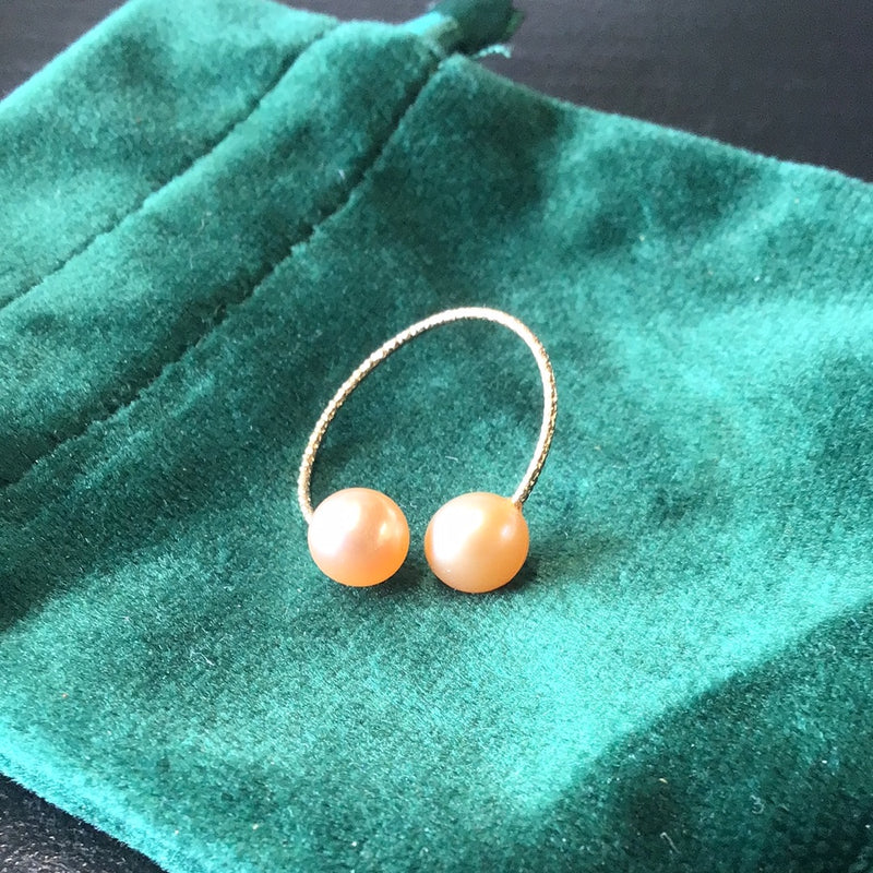 Pearl Wire Ring