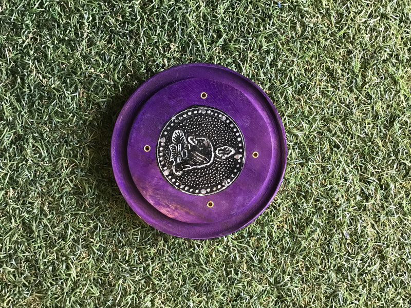 Incense/Cone Plate (Purple)