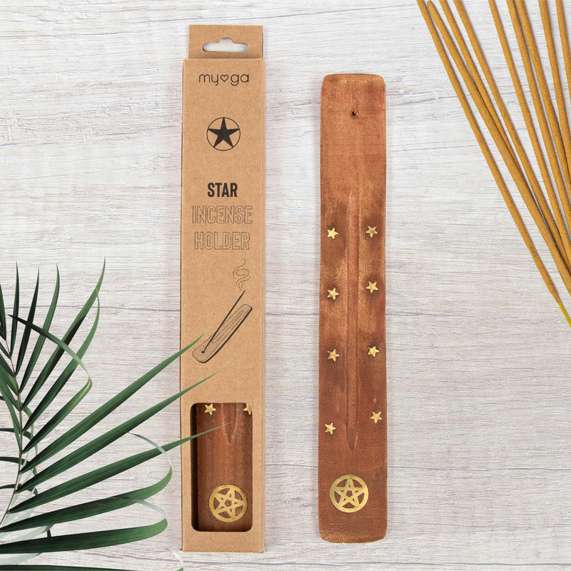 Star Wooden Incense Holder