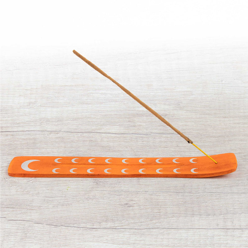 Wooden Orange Incense Holder